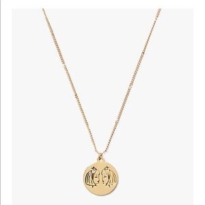 Kate Spade In the Stars Gemini Pendant Necklace